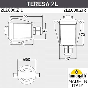 Уличный встраиваемый Fumagalli Teresa 2L2.000.000.AXZ1L