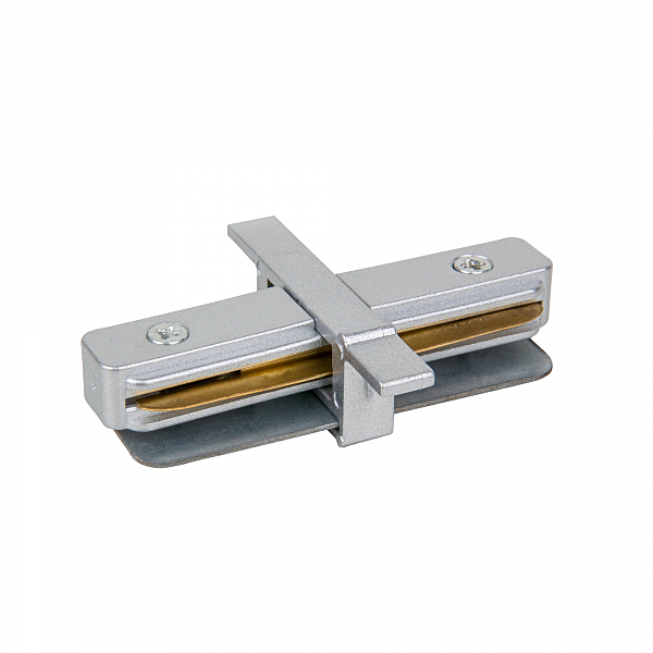 Коннектор прямой Elektrostandard Track Rail SL Recessed TRCM-1-I-CH/ Коннектор прямой для однофазного встраиваемого шинопровода (серебристый)