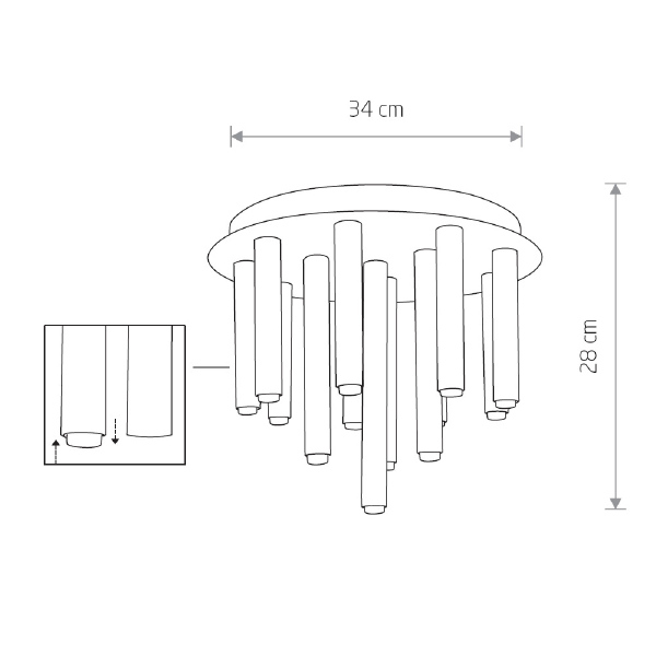 Потолочная люстра Nowodvorski Stalactite 8355