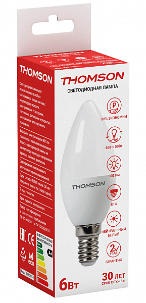 Светодиодная лампа Thomson Candle TH-B2014