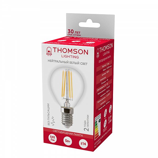 Светодиодная лампа Thomson Filament Globe TH-B2082