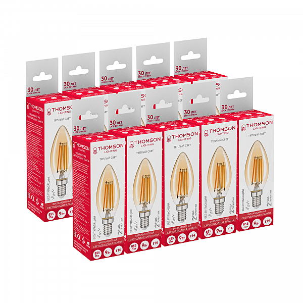 Ретро лампа Thomson Filament Candle TH-B2115