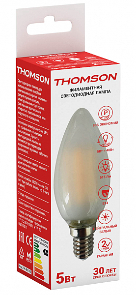 Светодиодная лампа Thomson Filament Candle TH-B2135