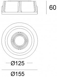 Встраиваемый светильник Deko-Light Built-in 110503