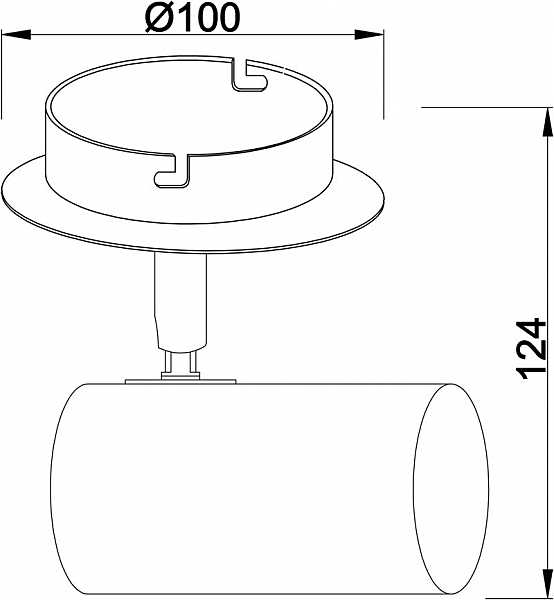 Светильник спот Deko-Light Indi 348085