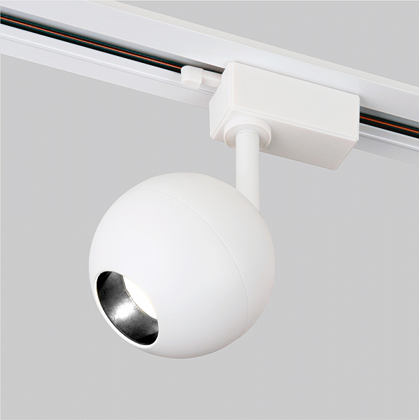 Трековый светильник Elektrostandard Ball Ball Белый 12W 4200K (LTB77) однофазный