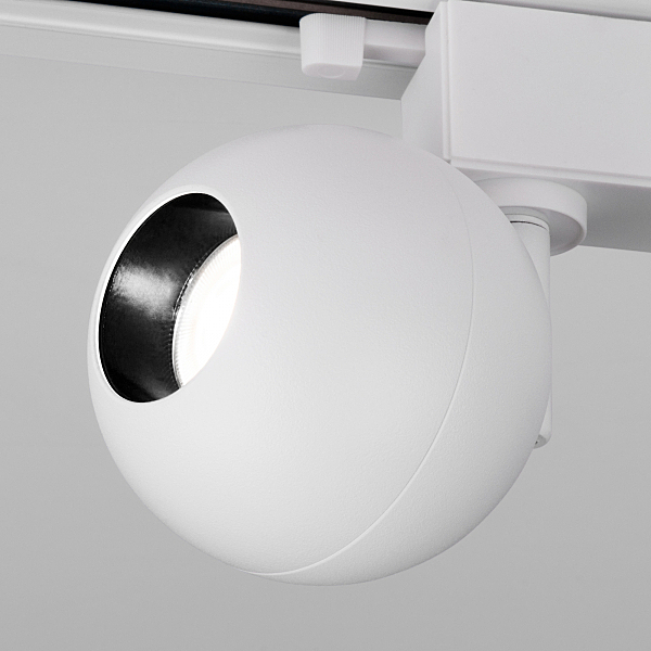Трековый светильник Elektrostandard Ball Ball Белый 8W 4200K (LTB76) однофазный