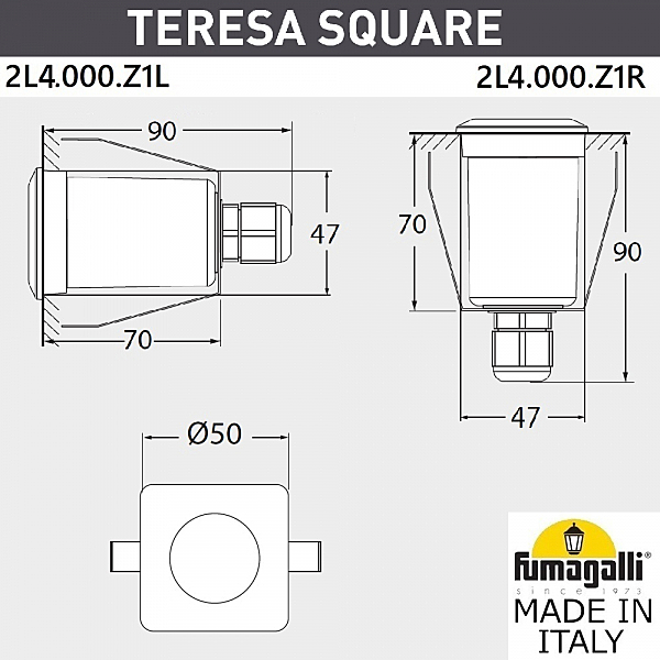 Уличный встраиваемый Fumagalli Teresa 2L4.000.000.LXZ1L