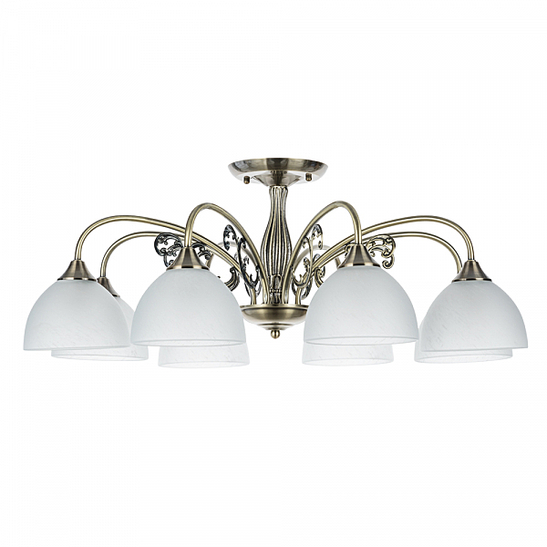 Потолочная люстра Arte Lamp Spica A3037PL-8AB