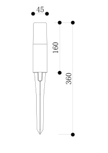 Грунтовый светильник Maytoni Talpa O416FL-L3B3K