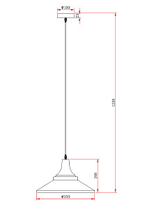 Светильник подвесной Escada Aries 1101/1S