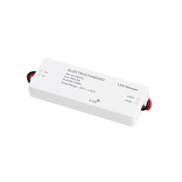 Драйвера для LED ленты Elektrostandard 95006/00 Контроллер 12/24V Dimming для ПДУ RC003