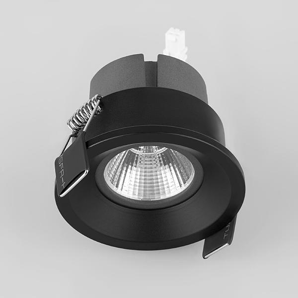 Встраиваемый светильник Elektrostandard Kita 25024/LED 7W 4200K BK черный