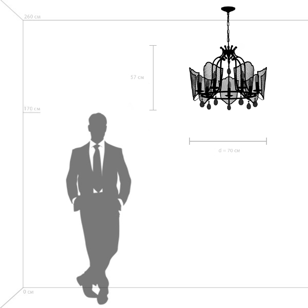 Подвесная люстра Lightstar Castello 744077