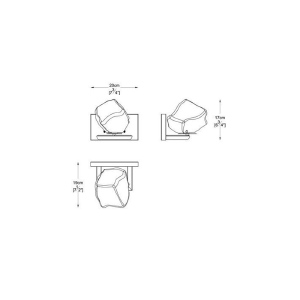 Настенное бра Zumaline Rock W0488-01A-U8AC