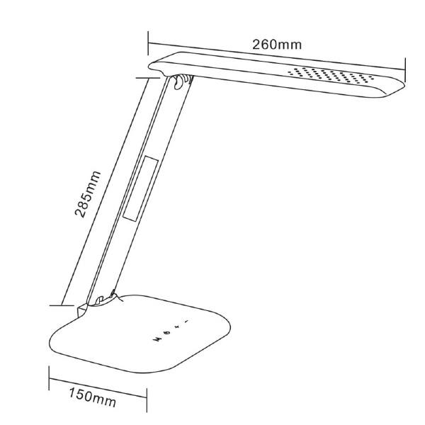 Настольная лампа Zumaline Desk Lamp Led H1408S-BCK