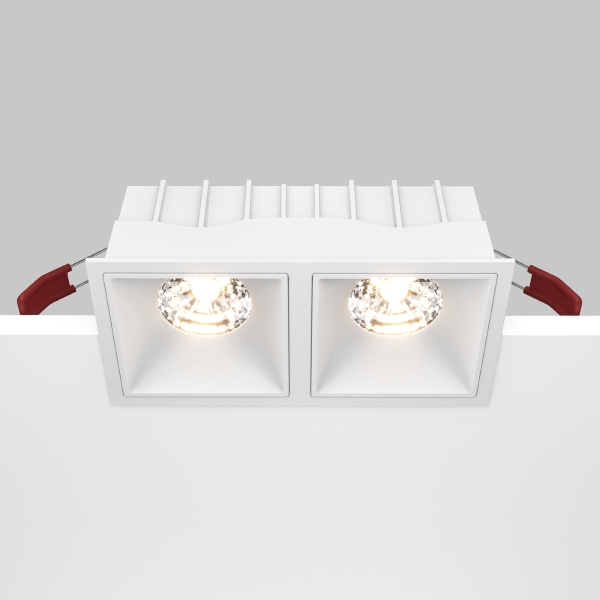 Встраиваемый светильник Maytoni Alfa LED DL043-02-15W3K-D-SQ-W