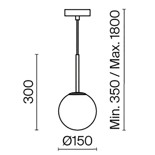 Светильник подвесной Maytoni Basic form MOD321PL-01W