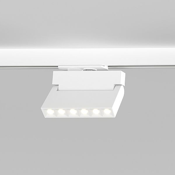 Трековый светильник Elektrostandard Garda Garda Белый 10W 4200K (85017/01) однофазный