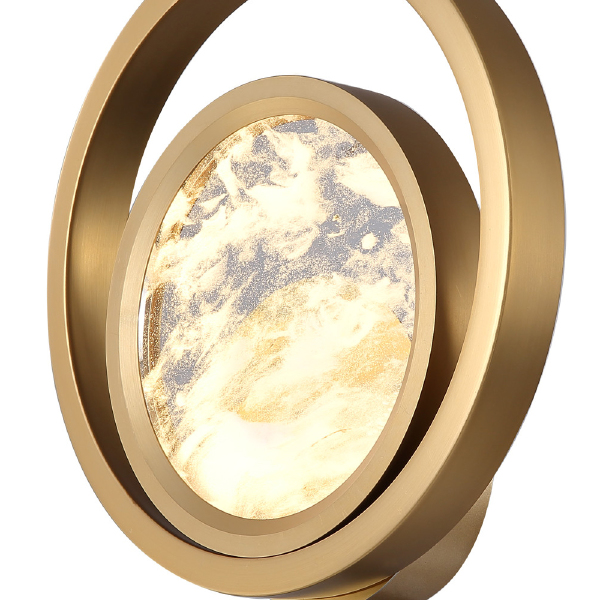 Настенное бра Delight Collection Moon Light MB8700-1A brushed gold