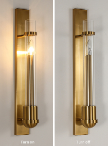 Настенное бра Delight Collection Wall lamp 88042W brass