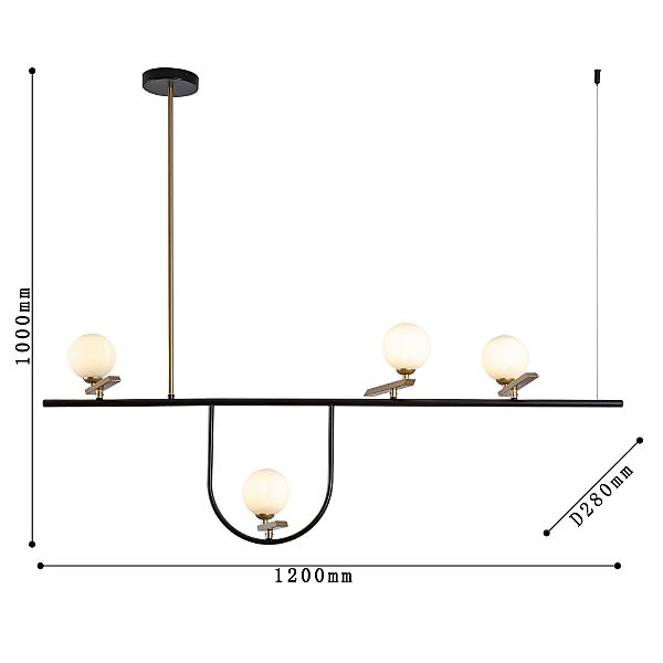 Подвесная люстра F-Promo Pouli 4109-4P