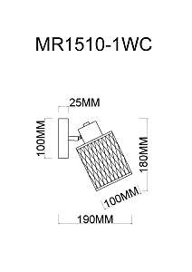 Светильник спот MyFar Cathy MR1510-1WC