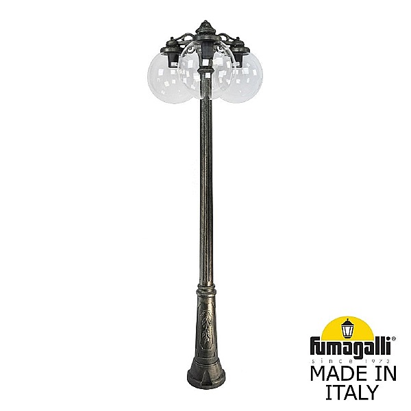 Столб фонарный уличный Fumagalli Globe 300 G30.157.S30.BXF1RDN
