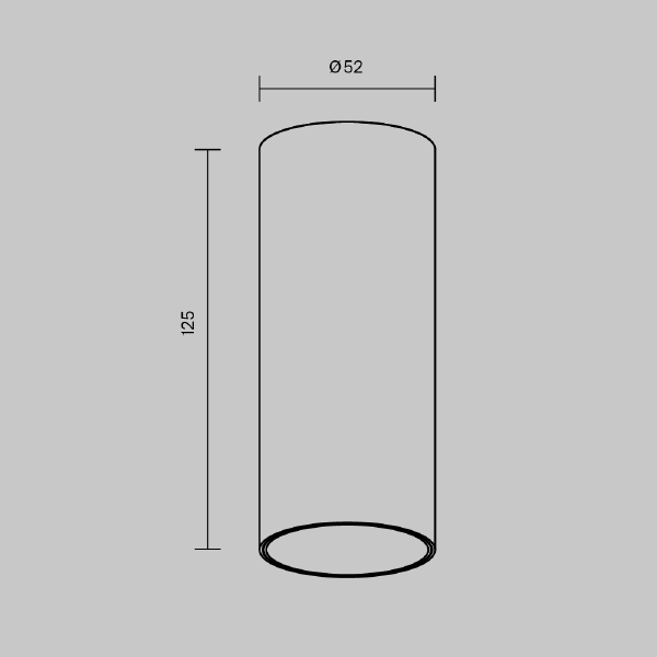 Накладной светильник Maytoni FOCUS LED C056CL-L12W4K-W-D-W