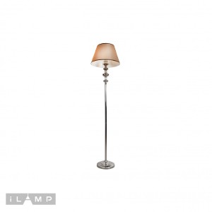 Торшер iLamp Brooklyn F2401-1 Nickel