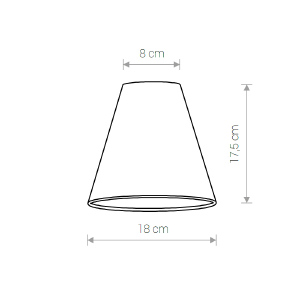 Абажур Nowodvorski Cameleon Cone S 8503