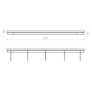 Основание для светильника Nowodvorski Cameleon Canopy B 1500 8558