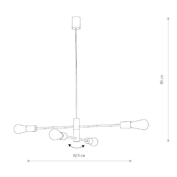 Подвесная люстра Nowodvorski Rotor 7935