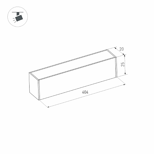 Трековый светильник Arlight MAG-25 032828