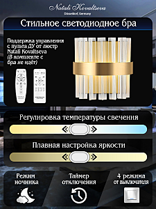 Настенное бра Natali Kovaltseva Royalton LED LAMPS 81125/1W