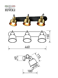 Светильник спот Rivoli Lenore 7060-703