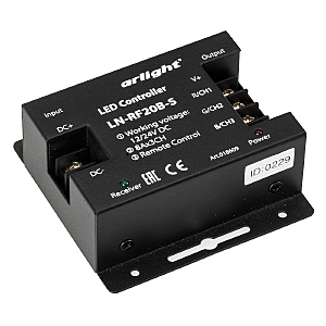 RGB-контроллер увеличенной мощности с RF (радио) пультом 20 кнопок Arlight 018609