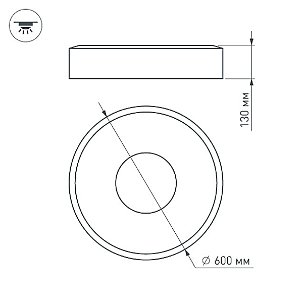 Светильник потолочный Arlight Tor Ring 022137(1)