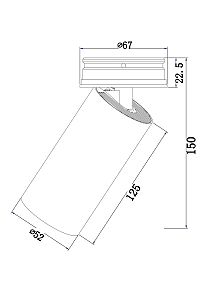 Накладной светильник Maytoni Focus Led C057CL-L12B4K