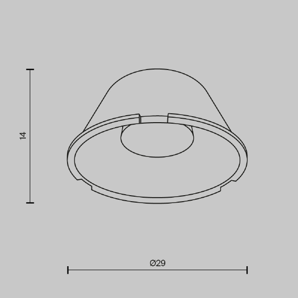 Линза Maytoni Downlight LensD29-24