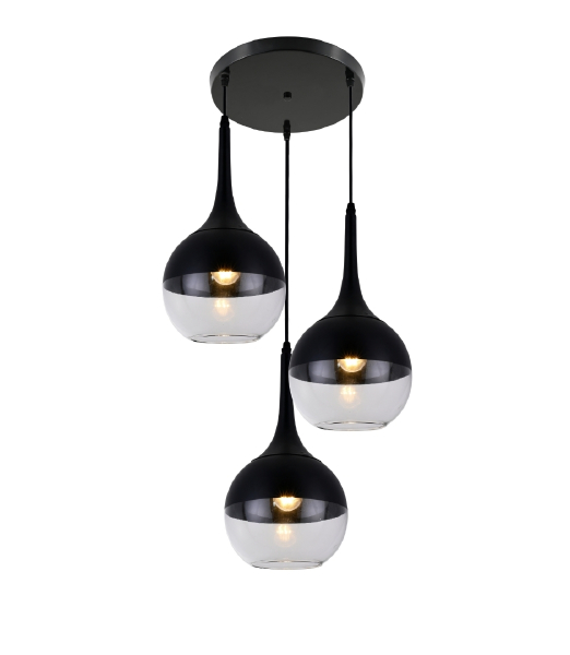 Светильник подвесной Lumina Deco Frudo LDP 11003-3 BK