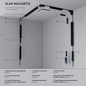 Блок питания Elektrostandard Slim Magnetic Slim Magnetic Блок питания 100W белый 95043/00