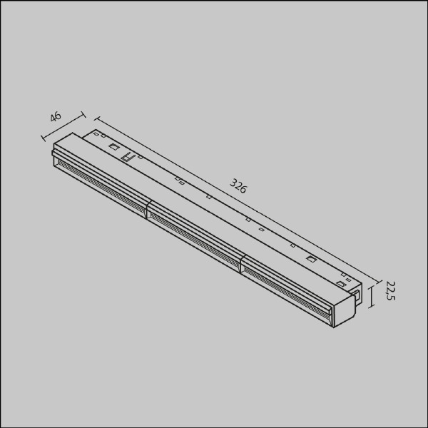 Трековый светильник Maytoni Parete TR106-4-18W-DS-B