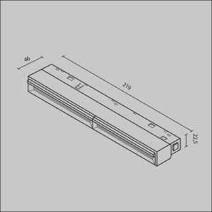 Трековый светильник Maytoni Parete TR106-4-12W-DS-B