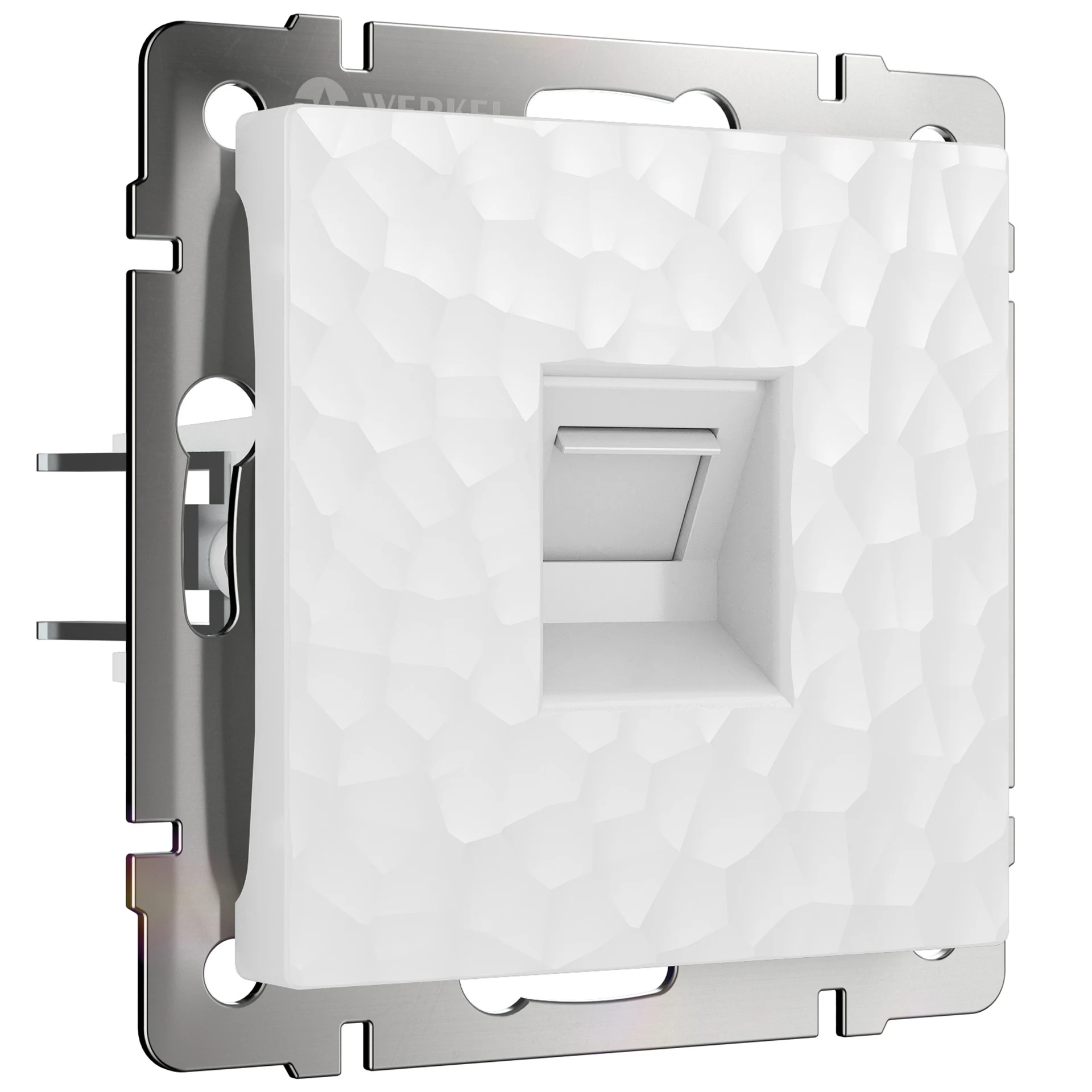 Розетка Werkel W1281001/ Розетка Ethernet RJ-45 (hammer белый)