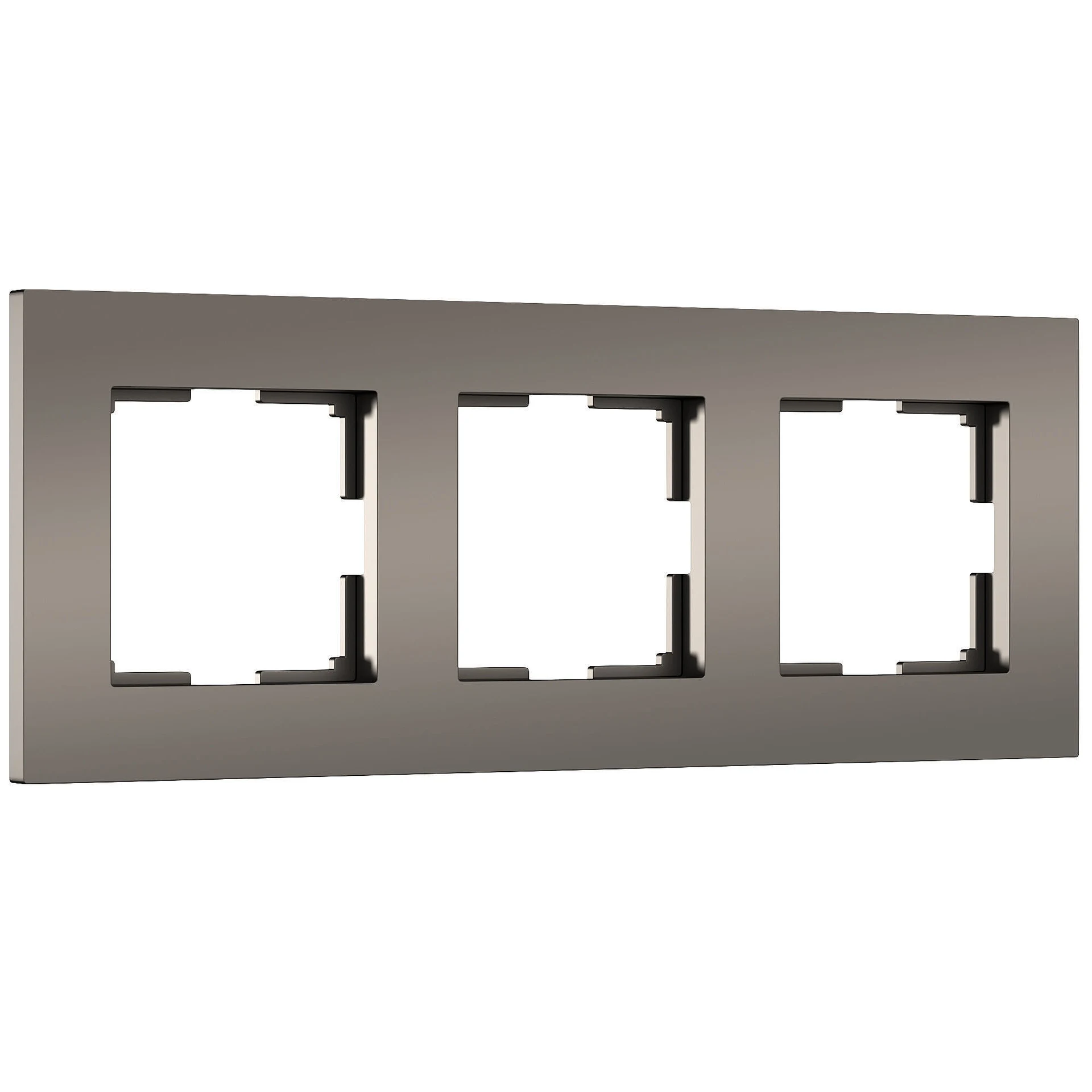 Рамка Werkel Slab бронза софт W0032963/ Рамка на 3 поста Slab (бронза софт)
