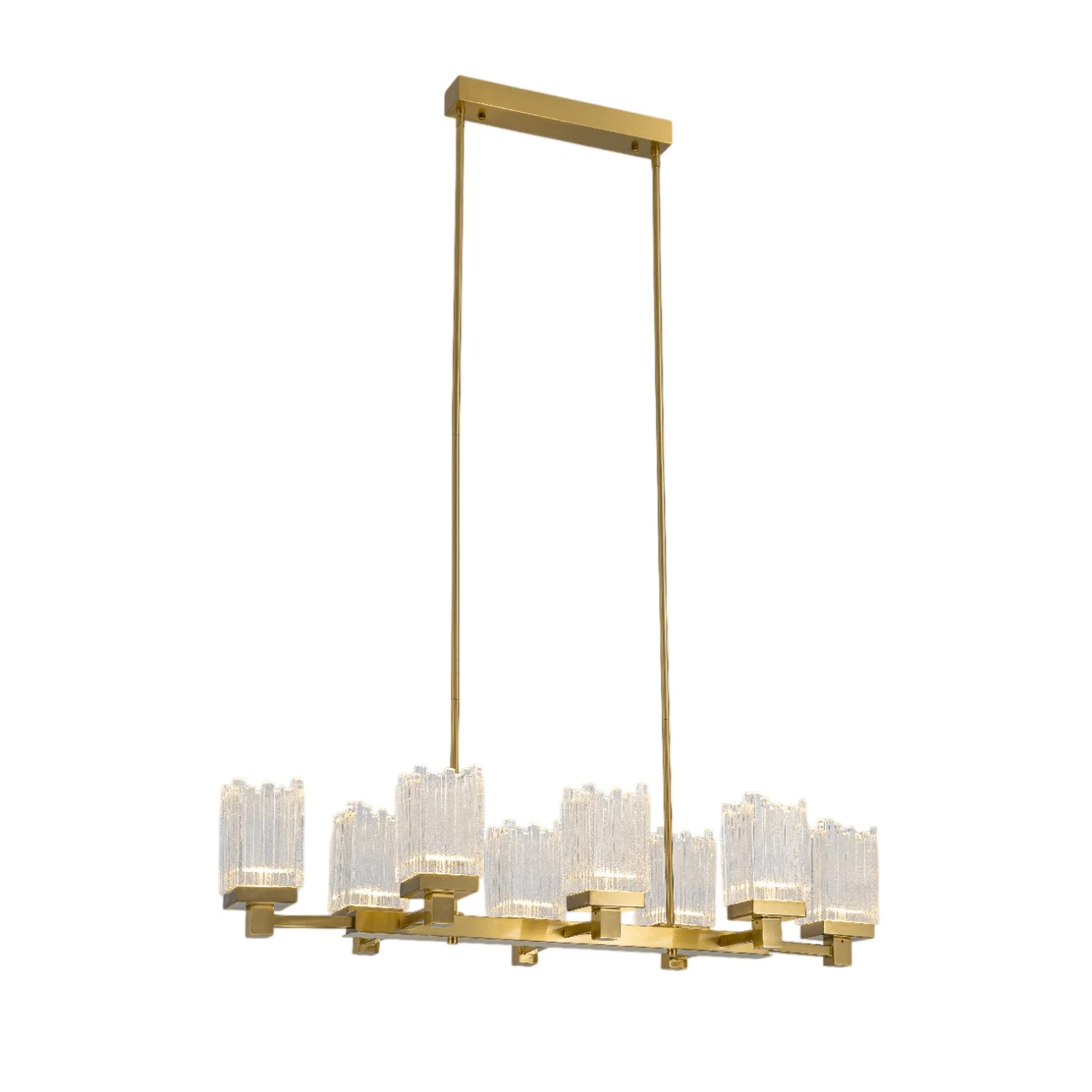 Люстра на штанге Delight Collection MD25020403 MD25020403-8B2 satin gold