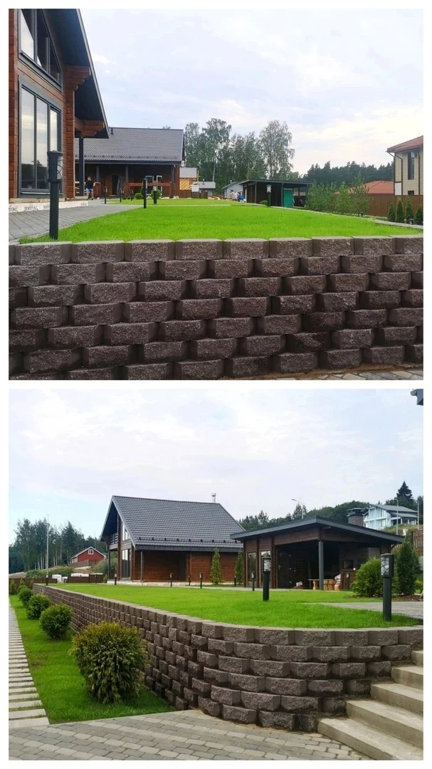Сложные участки, подпорные стенки