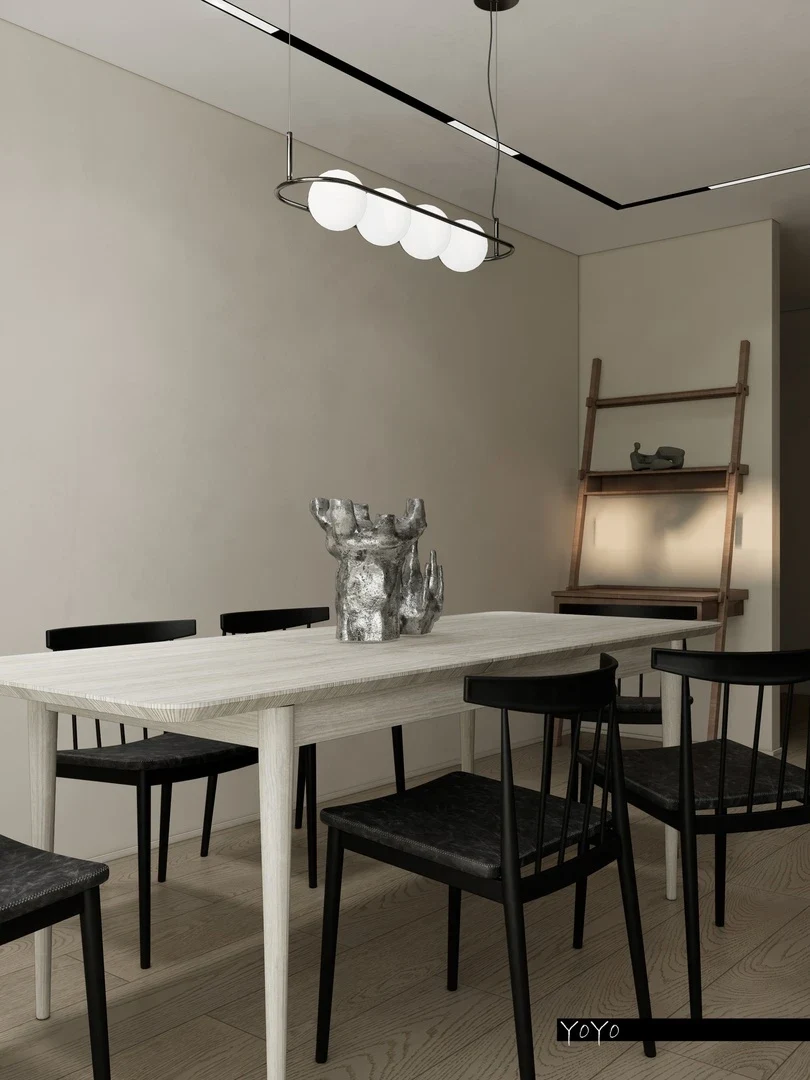 Концепт кухни-столовой в загородном доме