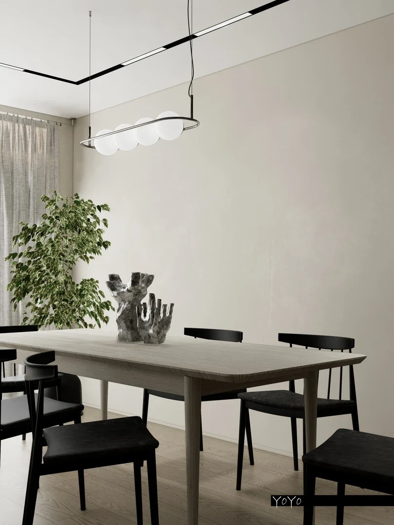 Концепт кухни-столовой в загородном доме